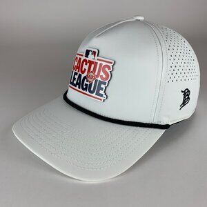 Cactus League AZ Mens White Branded Bills Golfer Snapback Hat